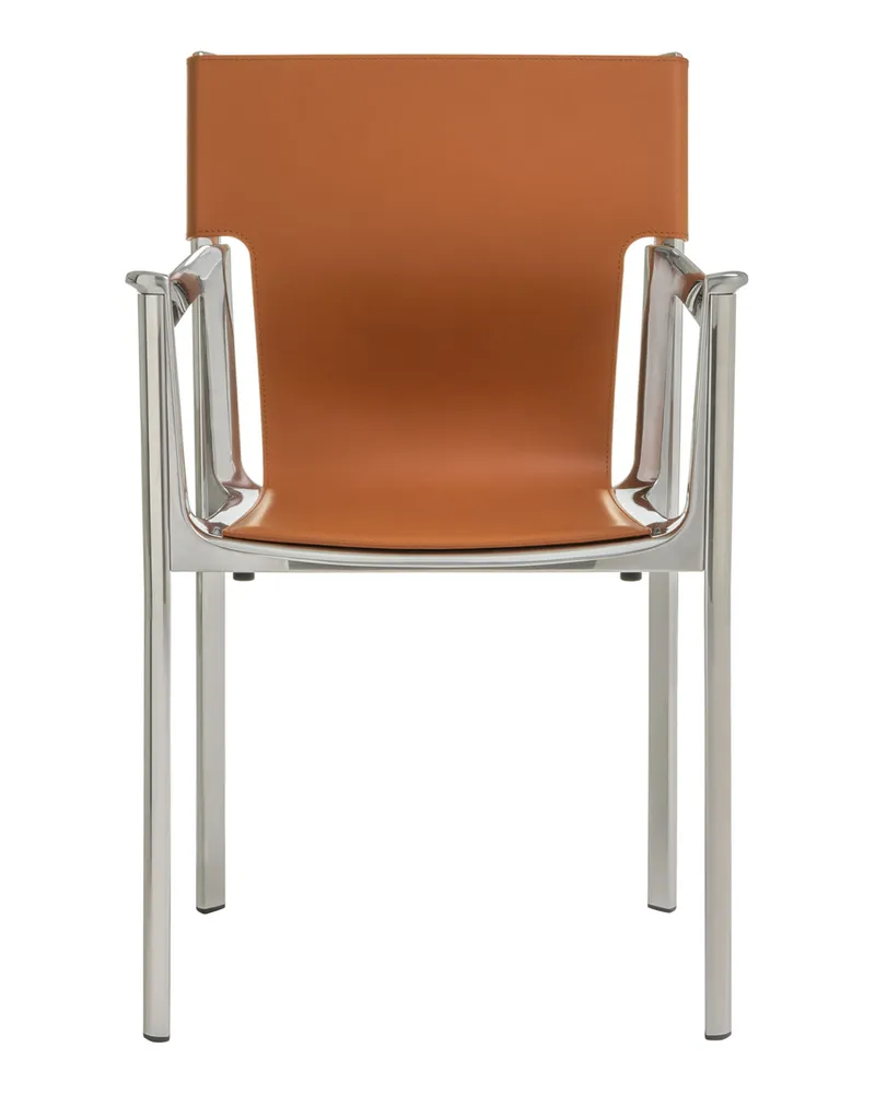 Magis Sessel Venice - Braun - Rindsleder - Designer Konstantin Grcic 