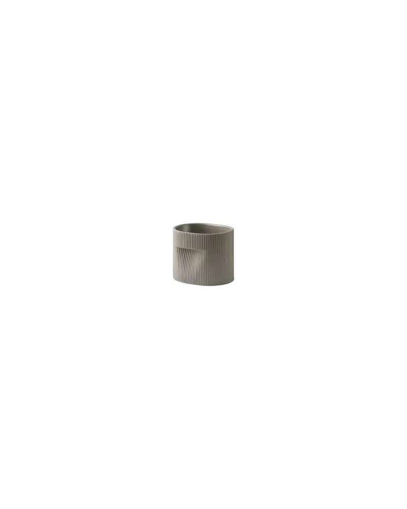 Muuto Blumentopf Ridge - Braun - Terrakotta - Designer Studio Kaksikko 