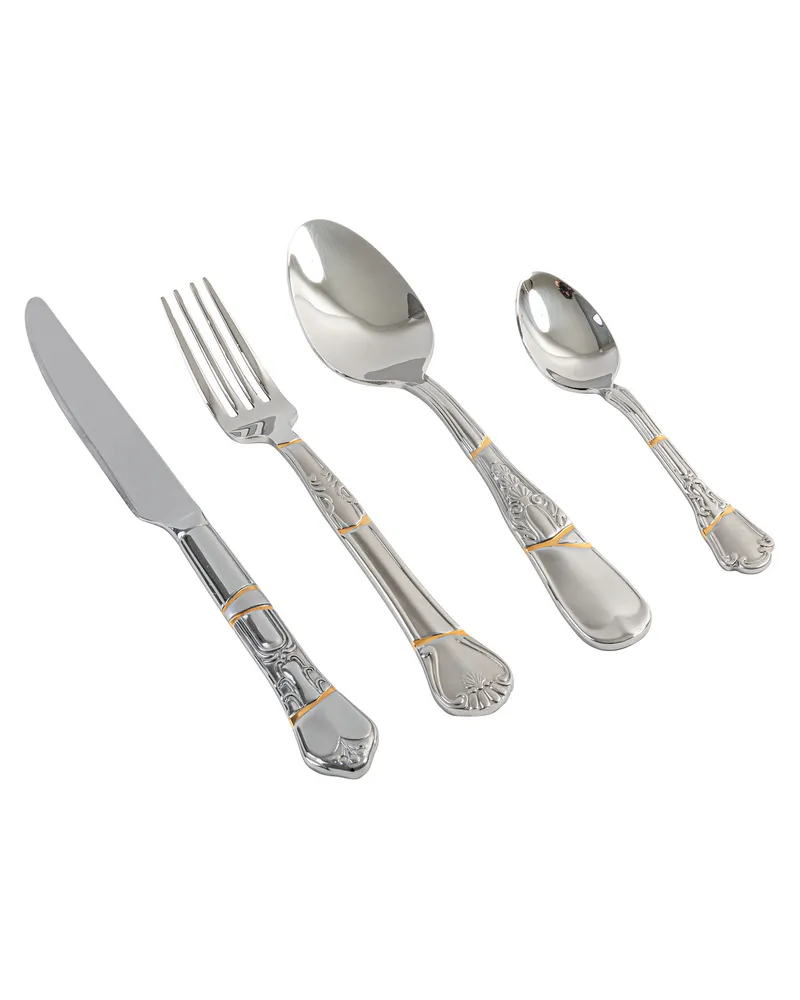 Seletti Besteck Set Kintsugi - Metall - rostfreier Stahl - Designer Marcantonio 