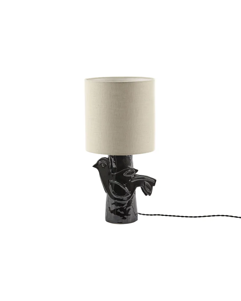Serax Tischleuchte Paloma - Beige - emaillierter Sandstein - Designer Marie Michielssen 
