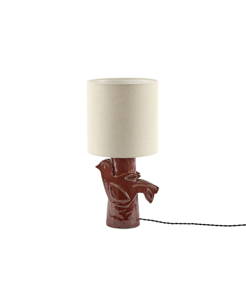 Serax Tischleuchte Paloma - Beige - emaillierter Sandstein - Designer Marie Michielssen 