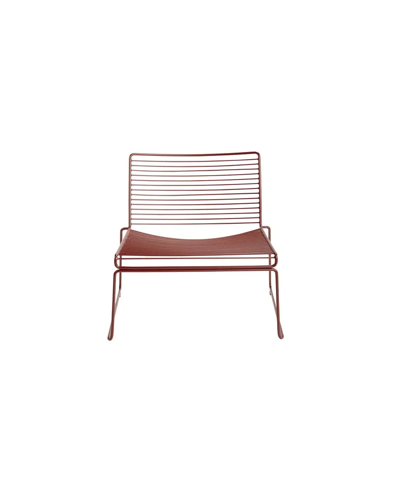 Hay Lounge Sessel Hee - Orange - lackierter Stahl - Designer Hee Welling 