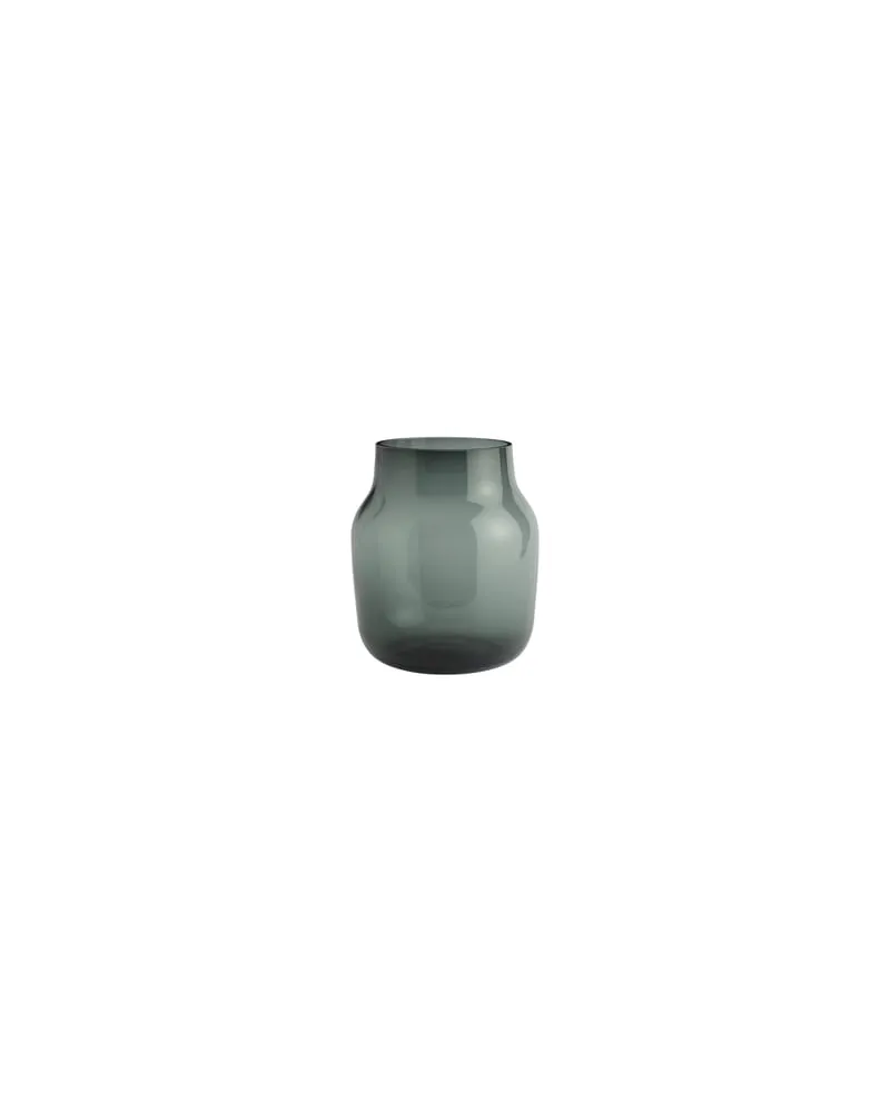 Muuto Vase Silent - Grün - mundgeblasenes Glas - Designer Andreas Engesvik 