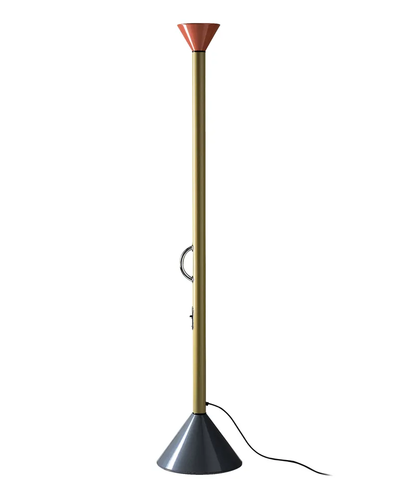 Artemide Stehleuchte Masters' Pieces - Bunt - Aluminium - Designer Ettore Sottsass 