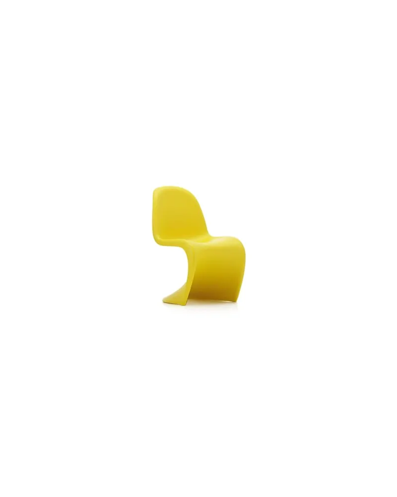 Vitra Kinderstuhl Panton Chair - Gelb - Gefärbtes Polypropylen - Designer Verner Panton 