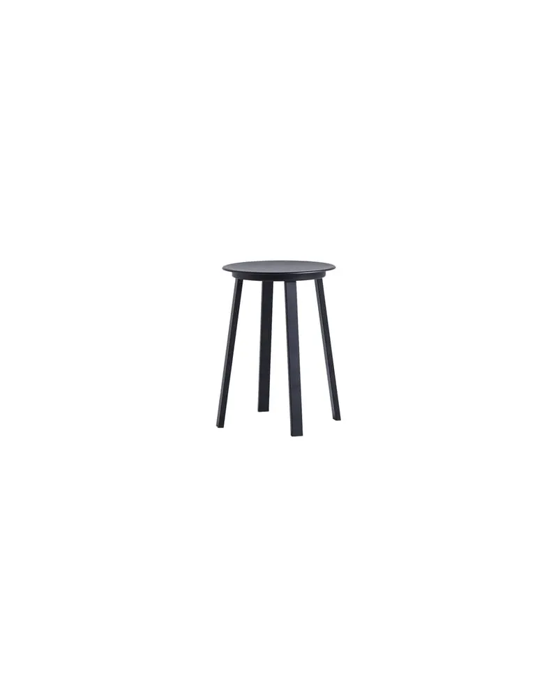 Hay Hocker Revolver - Schwarz - Stahl mit Epoxidlack - Designer Leon Ransmeier 
