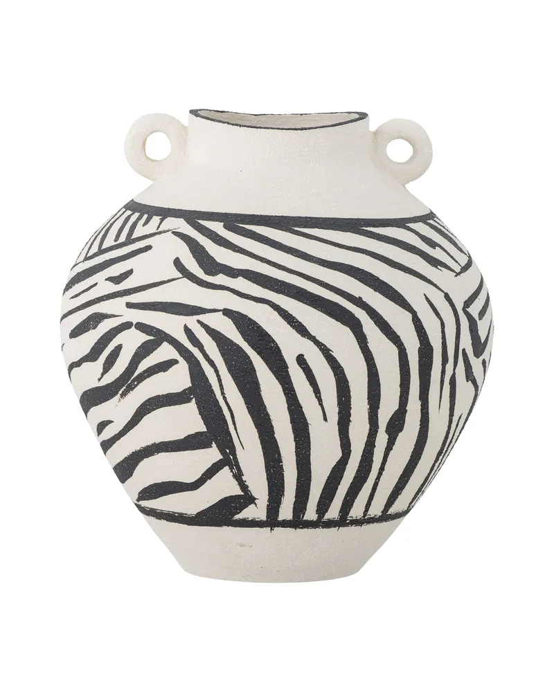 Bloomingville Vase Vases - Schwarz - Sandstein 