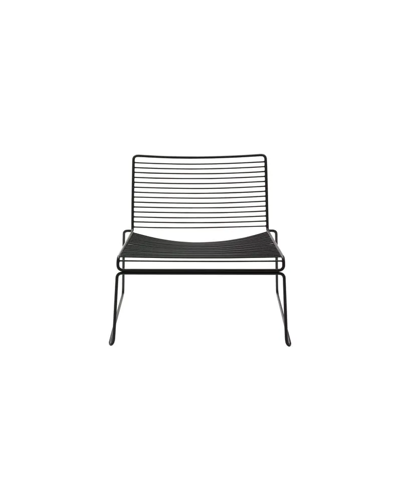 Hay Lounge Sessel Hee - Schwarz - lackierter Stahl - Designer Hee Welling 