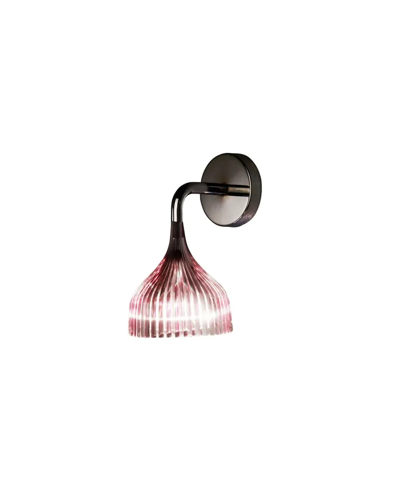Kartell Wandleuchte E - Rosa - Polycarbonat 2.0 - Designer Ferruccio Laviani 