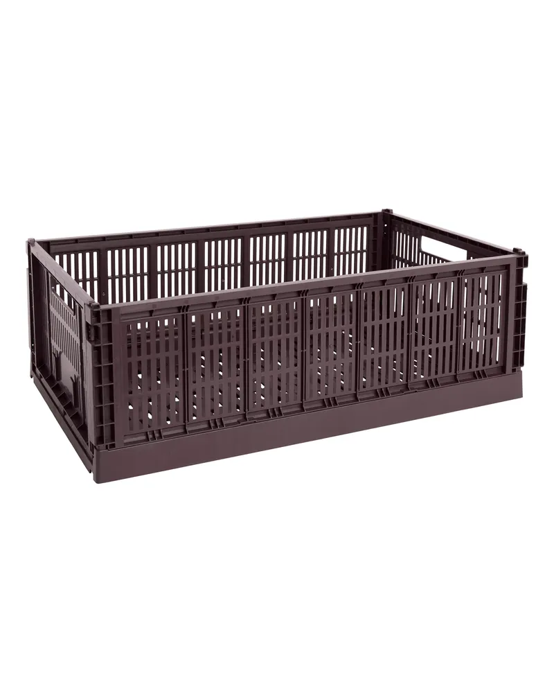 Hay Korb Colour Crate - Grau - Recyceltes Polypropylen - Designer Hay Studio 