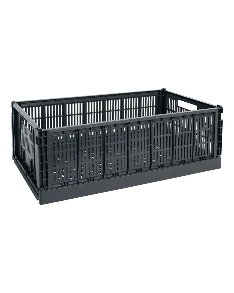 Hay Korb Colour Crate - Grau - Recyceltes Polypropylen - Designer Hay Studio 