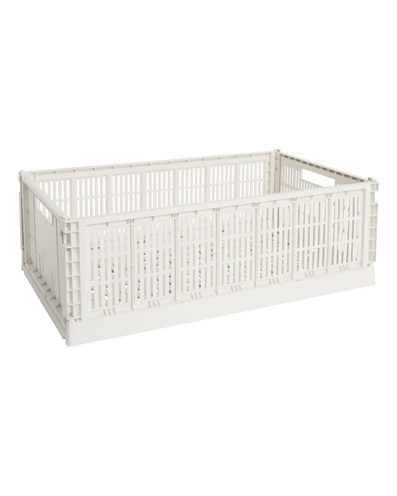 Hay Korb Colour Crate - Grau - Recyceltes Polypropylen - Designer Hay Studio 