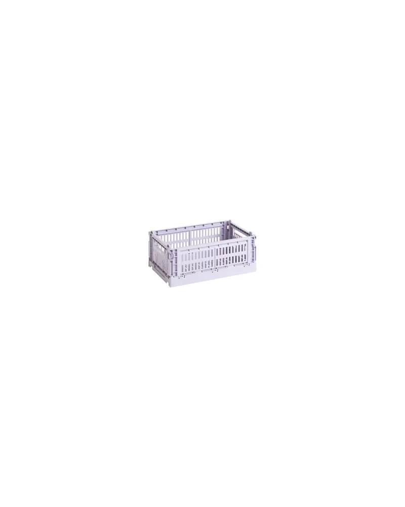 Hay Korb Colour Crate - Violett - Recyceltes Polypropylen - Designer Hay Studio 