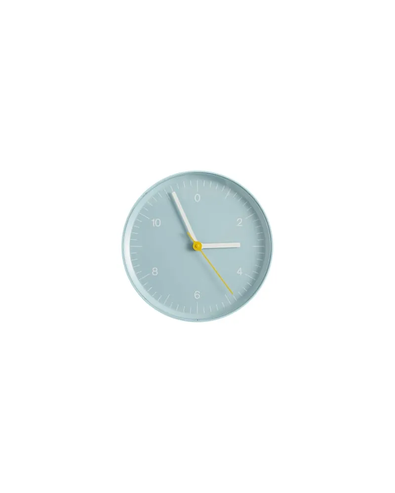 Hay Wanduhr Horloge murale - Blau - ABS - Designer Jasper Morrison 