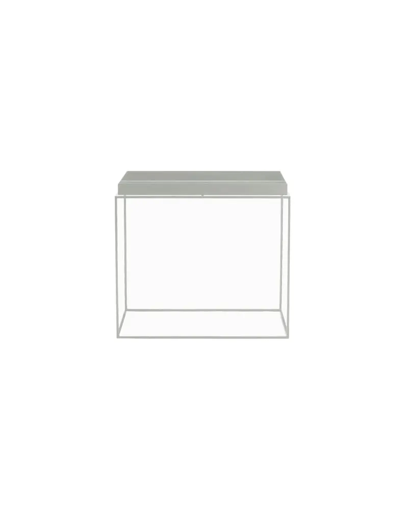 Hay Beistelltisch Tray - Grau - lackierter Stahl - Designer Hay Studio 
