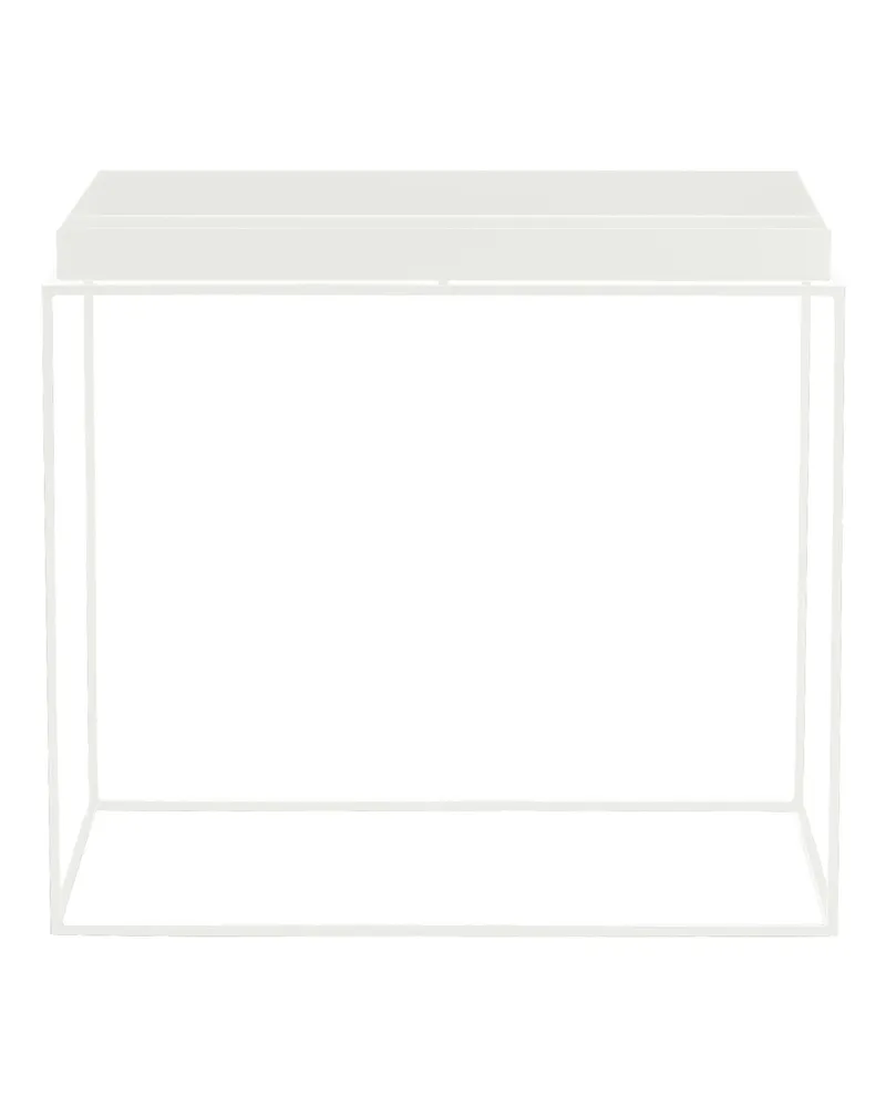 Hay Couchtisch Tray - Beige - thermolackierter Stahl - Designer Hay Studio 