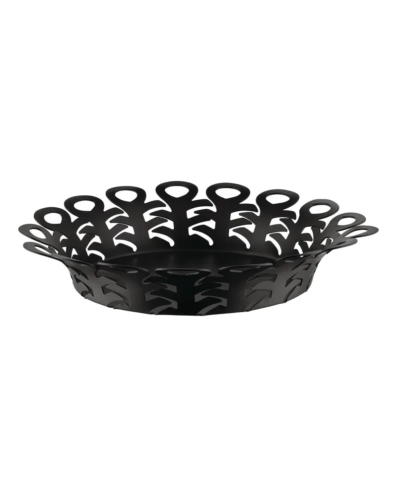 Alessi Korb Vimini - Silber - polierter rostfreier Stahl - Designer Donia Maaoui 