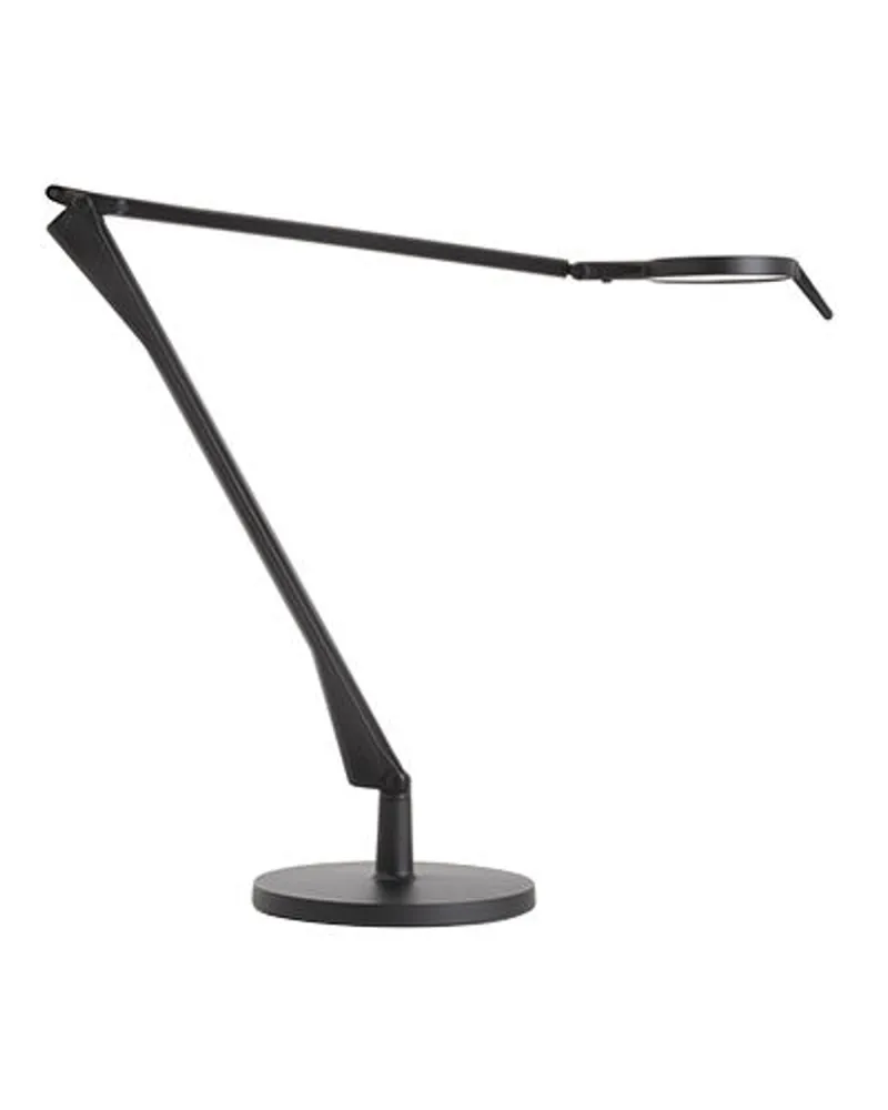 Kartell Tischleuchte Aledin - Schwarz - eloxiertes Aluminium - Designer Francesco Meda 
