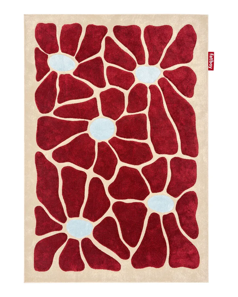 Fatboy Teppich Cesel - Rot - Velours 