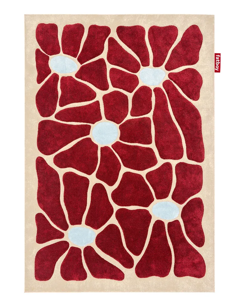 Fatboy Teppich Cesel - Rot - Velours 