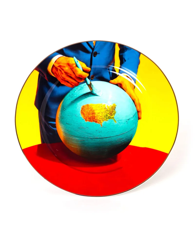 Seletti Teller Toilet Paper - Bunt - Porzellan - Designer Pierpaolo Ferrari 