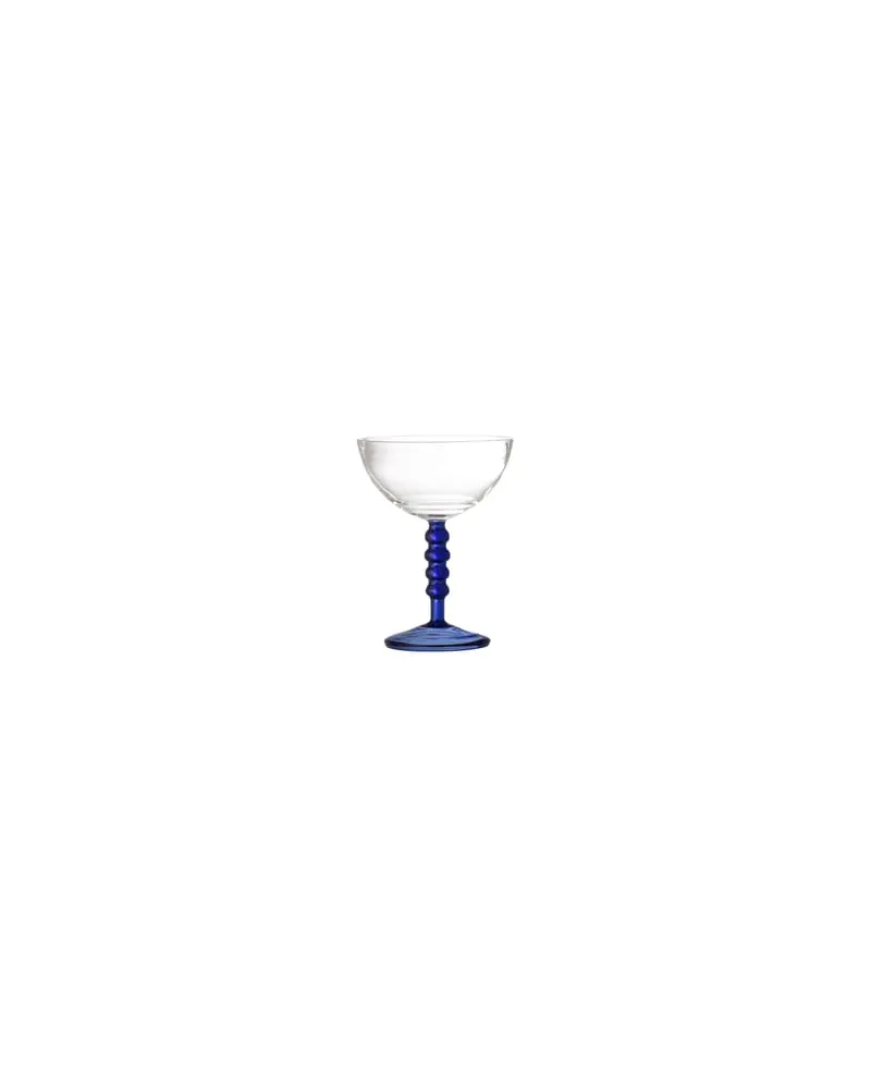 Bloomingville Cocktailgläser Noemi - Blau - Glas 