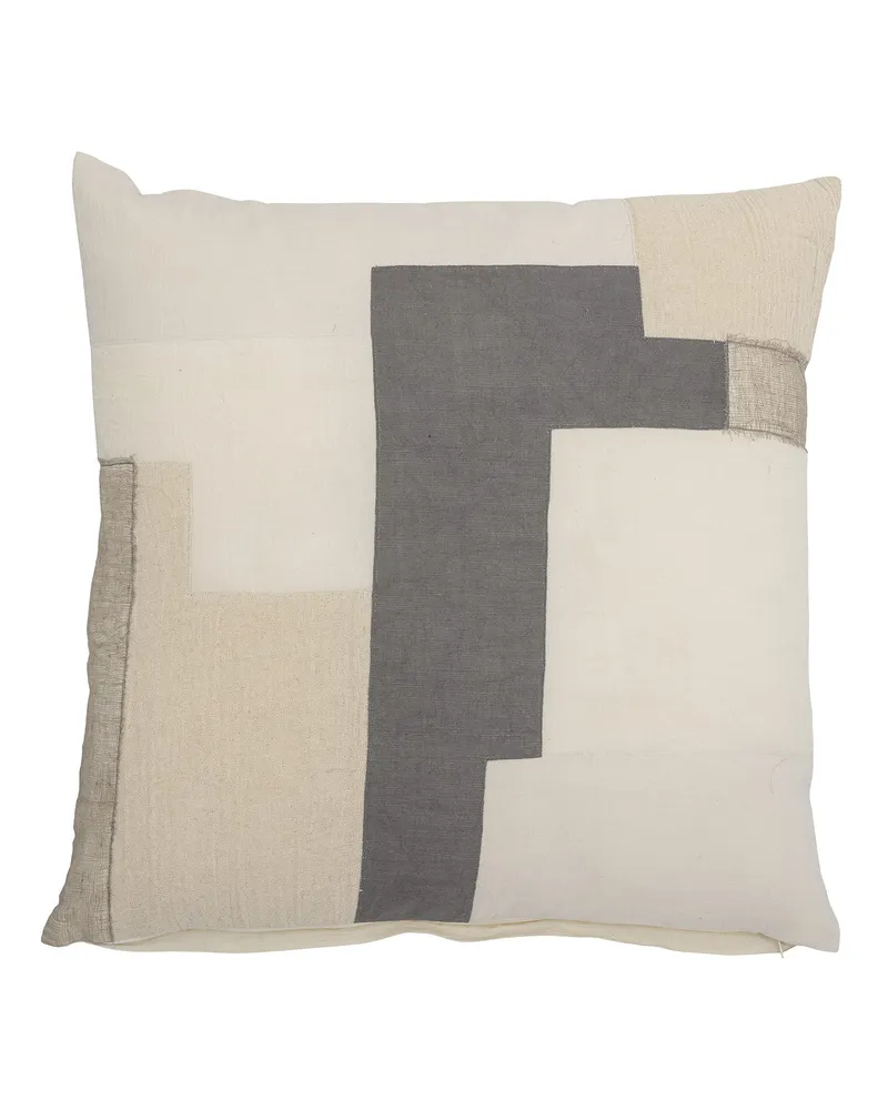 Bloomingville Kissen Coussin - Beige - Leinen 