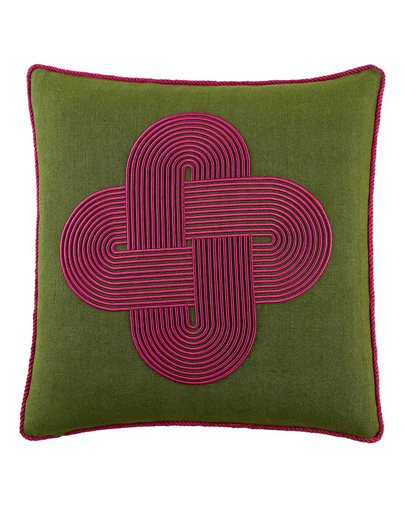 Jonathan Adler Kissen Pompidou - Grün - Daunen - Designer Jonathan Adler 
