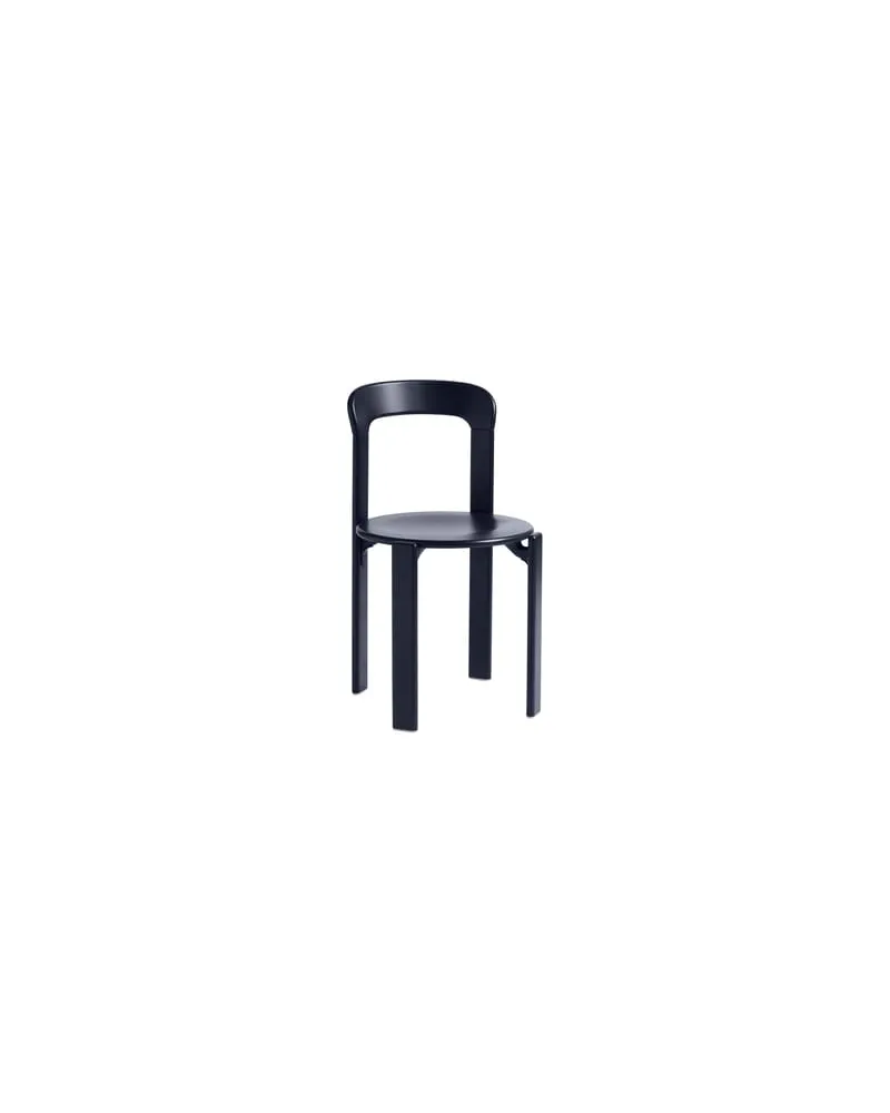 Hay Stapelbarer Stuhl Rey - Blau - Buchenfurnier - Designer Bruno Rey 