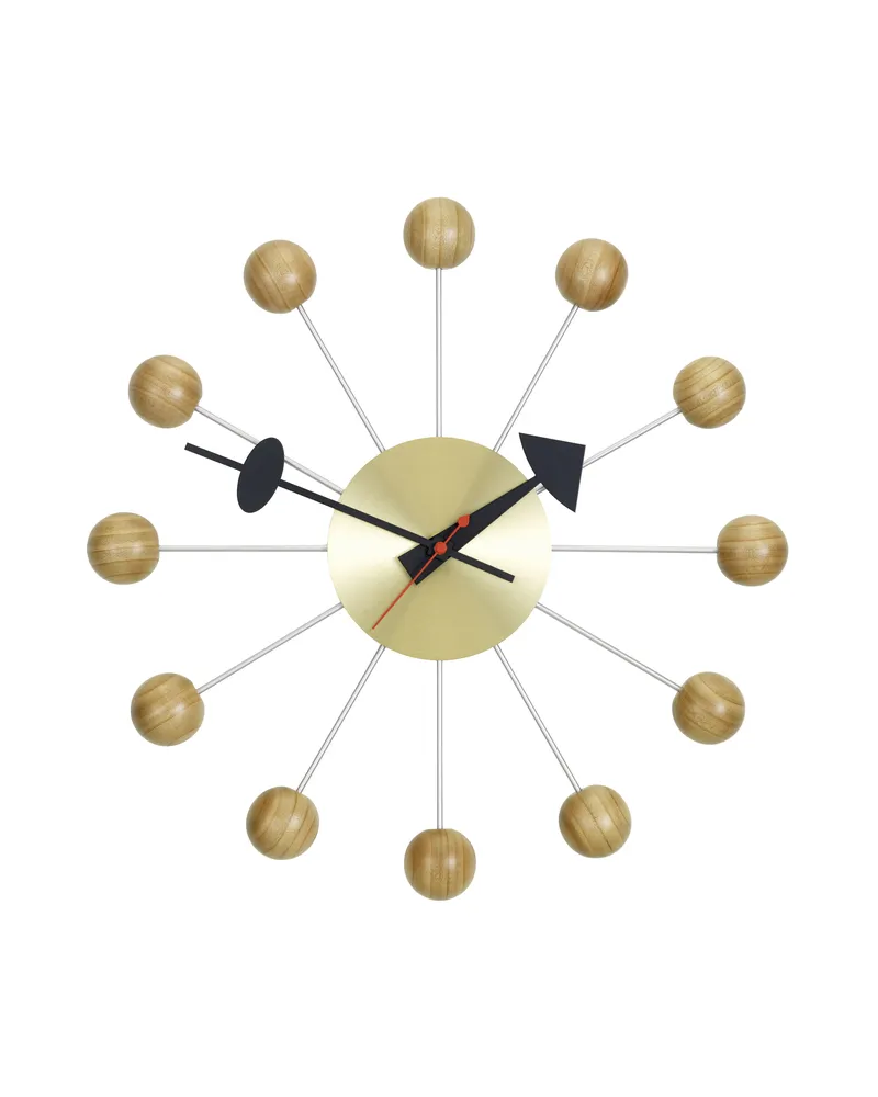 Vitra Wanduhr Nelson Clock - Holz natur - Naturbelassenes Kirschholz - Designer George Nelson 