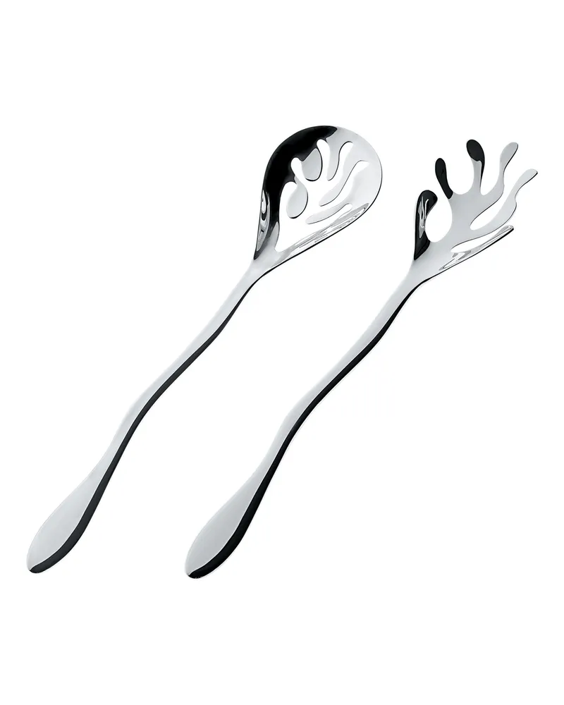 Alessi Salatbesteck Mediterraneo - Metall - rostfreier Stahl - Designer LPWK 