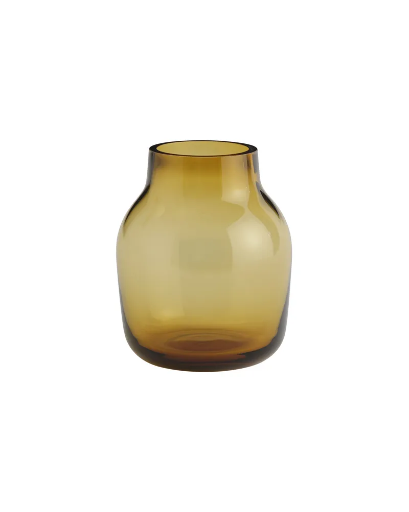 Muuto Vase Silent - Grün - mundgeblasenes Glas - Designer Andreas Engesvik 