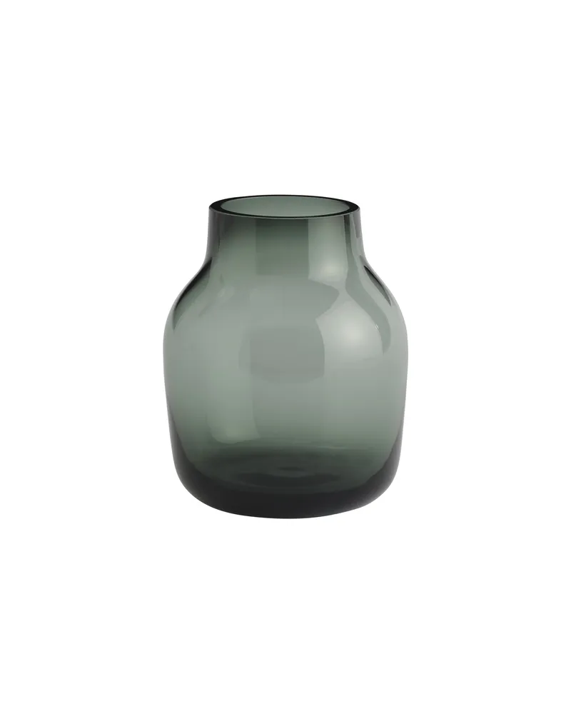 Muuto Vase Silent - Grün - mundgeblasenes Glas - Designer Andreas Engesvik 
