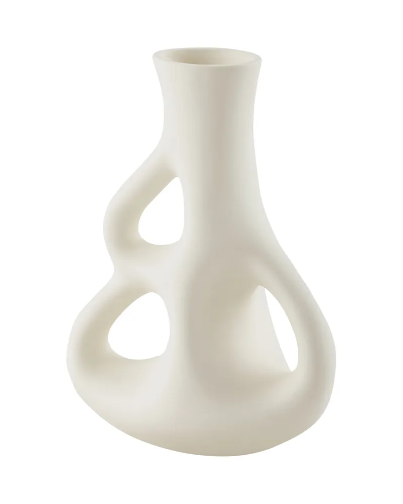 POLSPOTTEN Vase Three Ears - Grün - emaillierter Sandstein - Designer Norman Trapman 