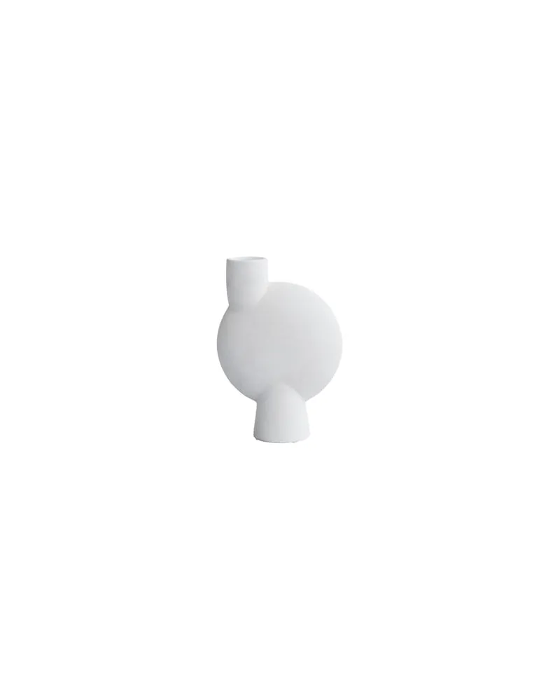 101 Copenhagen Vase Sphere - Weiß - Keramik - Designer Tommy Hyldahl 