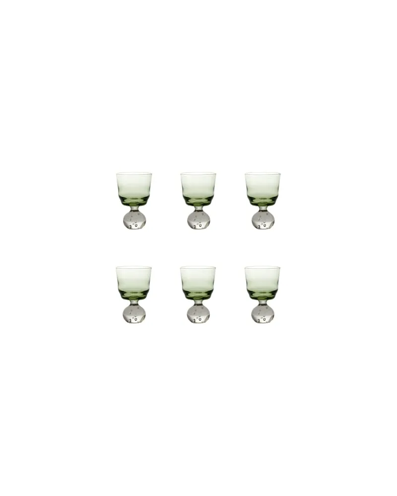 Serax Weinglas Eternal Snow - Grün - geblasenes Glas - Designer Bela Silva 