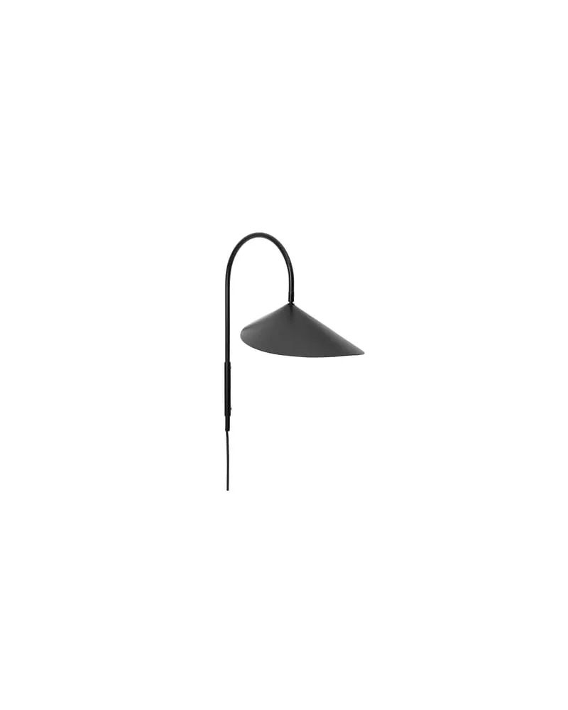 ferm LIVING Drehbare Wandleuchte Arum - Schwarz - Eisen - Designer Trine Andersen 