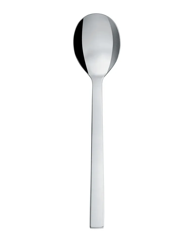Alessi Salatbesteck Santiago - Metall - polierter rostfreier Stahl - Designer David Chipperfield 