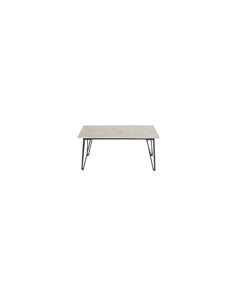 Bloomingville Couchtisch Metal - Grau - lackierter Stahl 