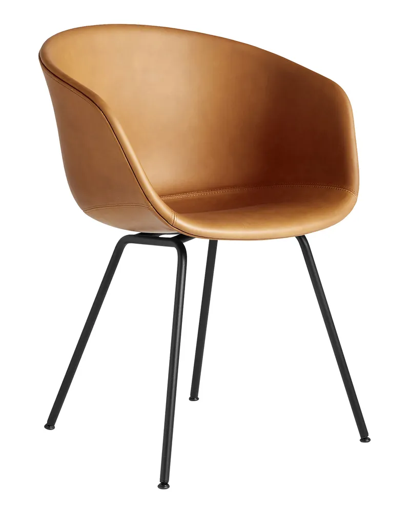 Hay Gepolsterter Sessel About a chair - Braun - thermolackierter Stahl - Designer Hee Welling 