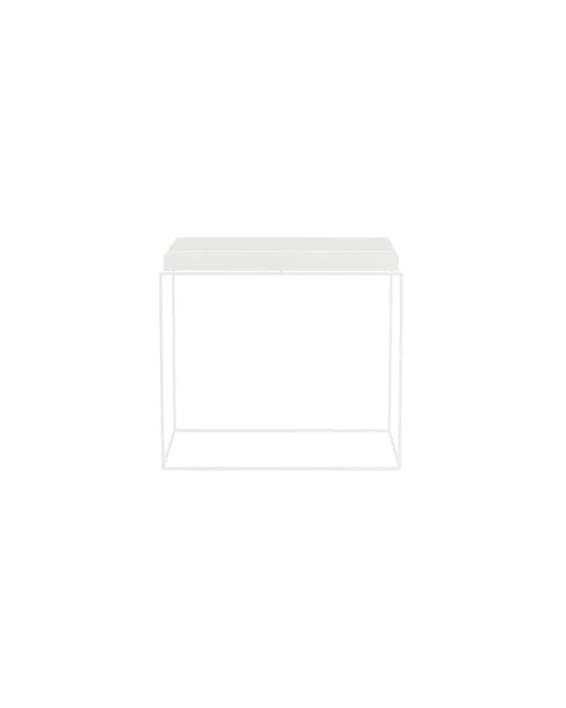 Hay Beistelltisch Tray - Weiß - lackierter Stahl - Designer Hay Studio 