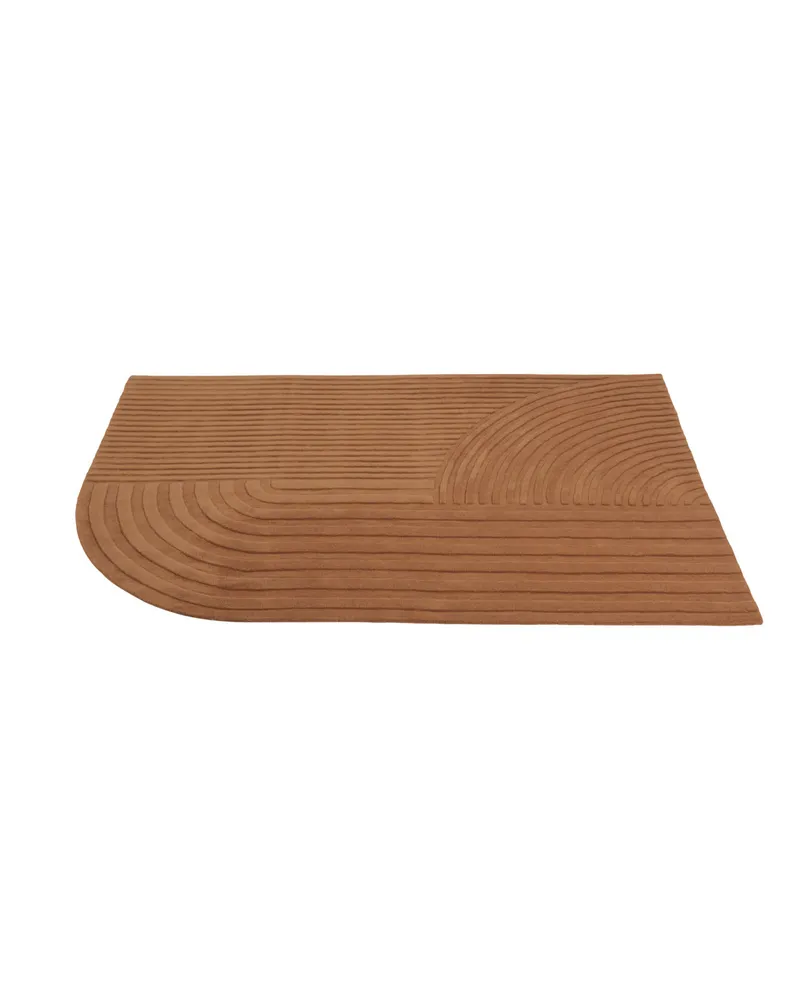 Muuto Teppich Relevo - Braun - Wolle aus Neuseeland - Designer Studiopepe 