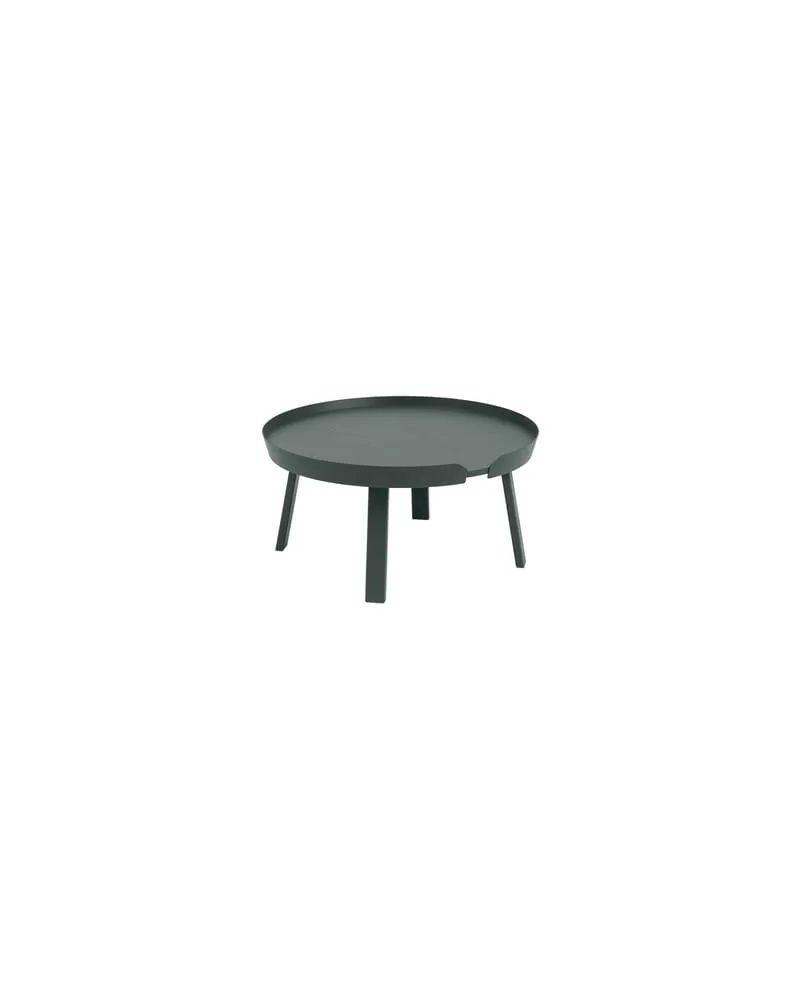 Muuto Couchtisch Around - Grün - getönte Esche - Designer Thomas Bentzen 