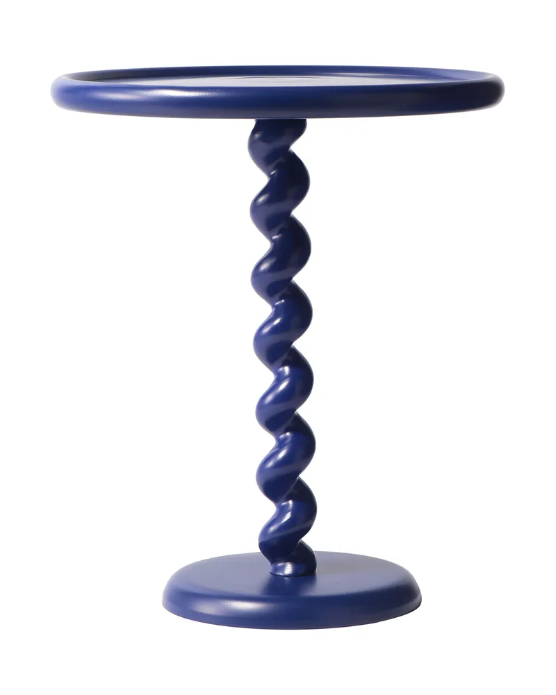 POLSPOTTEN Beistelltisch Classic - Blau - Gussaluminium 