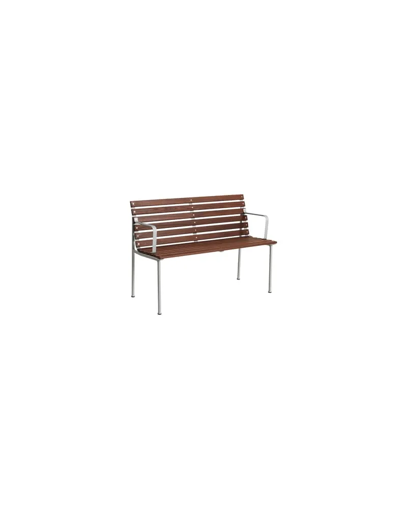 Hay Bank mit Rückenlehne Traverse - Braun - Aluminium - Designer Erwan Bouroullec 