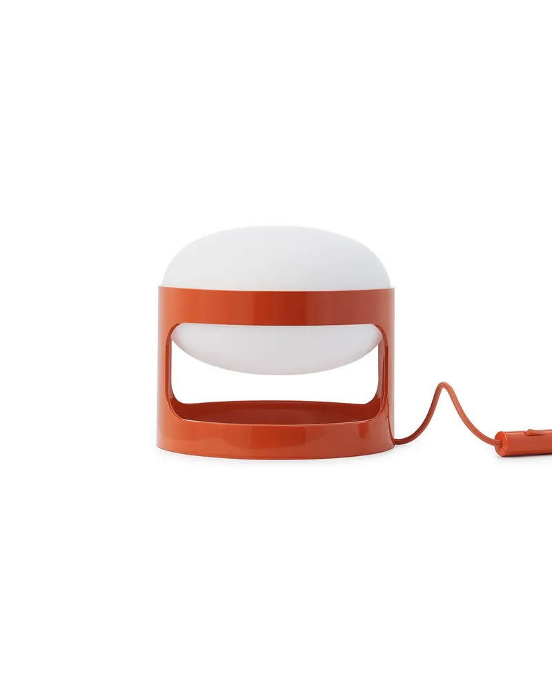 Kartell Tischleuchte KD28 - Grün - Recyceltes PMMA - Designer Joe Colombo 
