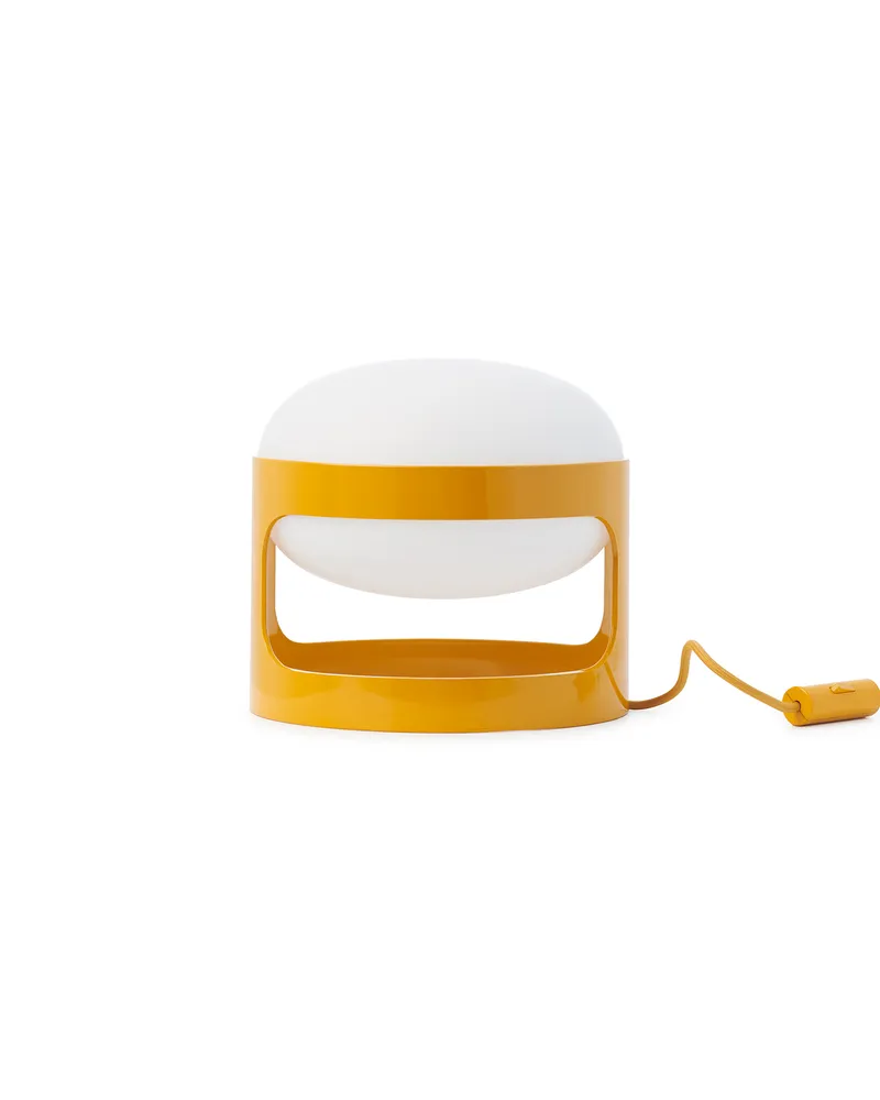 Kartell Tischleuchte KD28 - Grün - Recyceltes PMMA - Designer Joe Colombo 