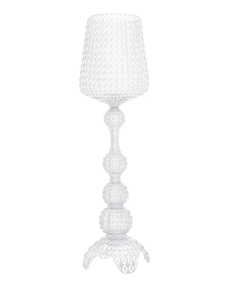 Kartell Outdoor-Stehleuchte Kabuki - Beige - Thermoplastisches Polykarbonat - Designer Ferruccio Laviani 