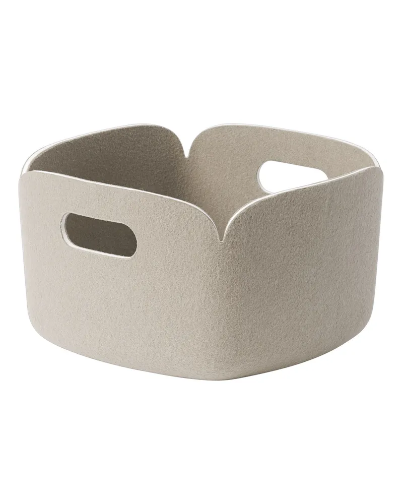 Muuto Korb Restore - Grau - Filz, recycelt - Designer Mika Tolvanen 