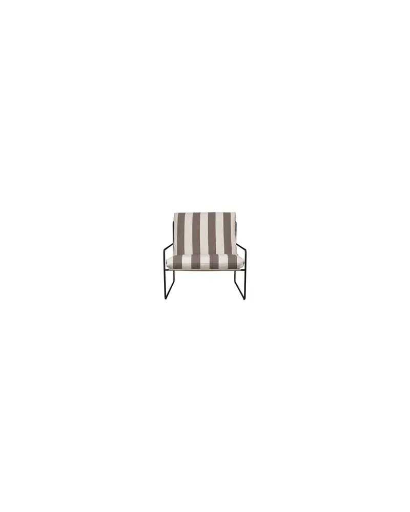 ferm LIVING Gepolsterter Sessel Désert - Braun - Polypropylen-Stoff 